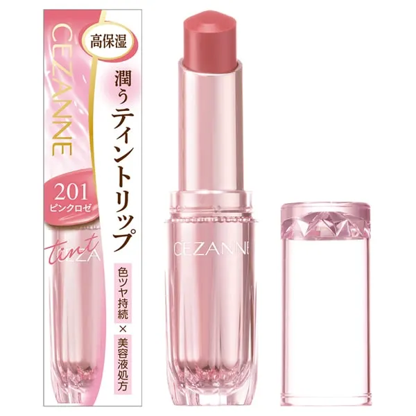 CEZANNE Lasting Gloss Lip N, 201 Pink Rose, 3.2 г