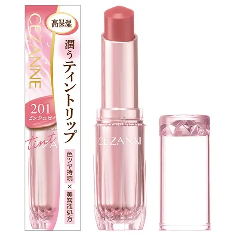 CEZANNE Lasting Gloss Lip N, 201 Pink Rose, 3.2 g