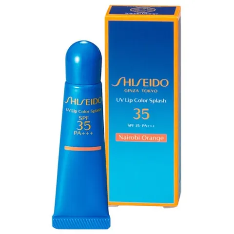 Shiseido Sun Care UV Lip Color Splash SPF35 PA+++, Ululu Red, 10 g