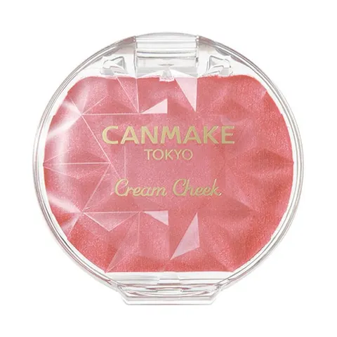 CANMAKE Cream Cheek (Pearl Type) No.P01 Peach Dazzle