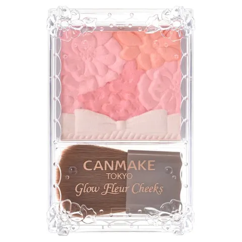 CANMAKE Glow Fleur Cheeks 02 Apricot Fleur, 6.3 g