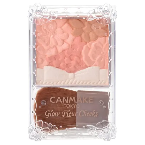CANMAKE Glow Fleur Cheeks 03 Fairy Orange Fleur, 6.3 g