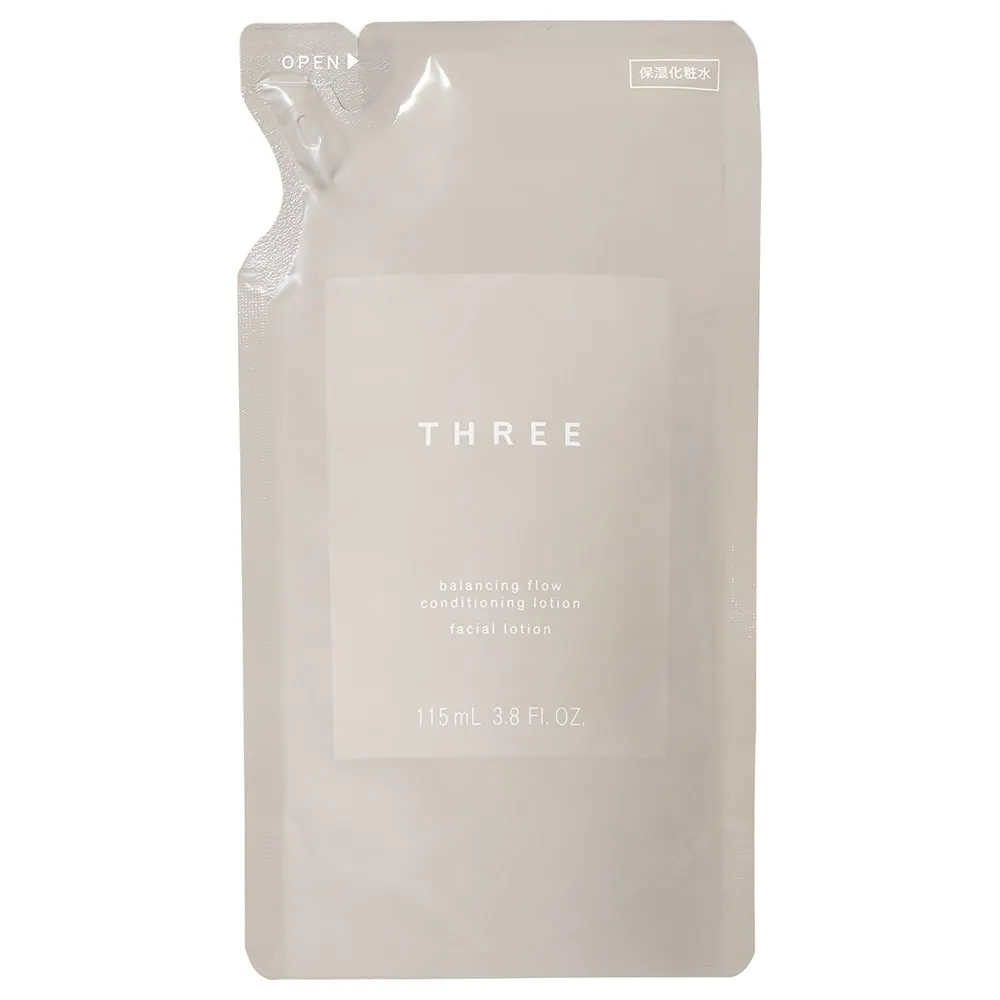 THREE Balancing Flow Conditioning Lotion, сменный блок (рефилл), 115 мл