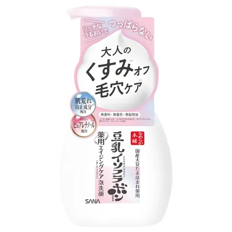 Nameraka Honpo Medicated WR Foam Wash White, 200 ml