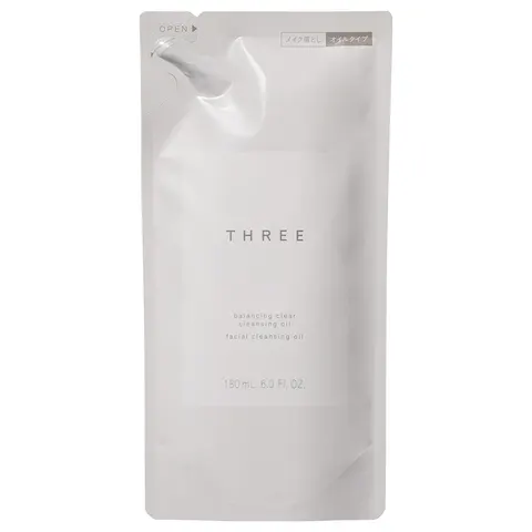 THREE Balancing Clear Cleansing Oil, сменный блок, 180 мл