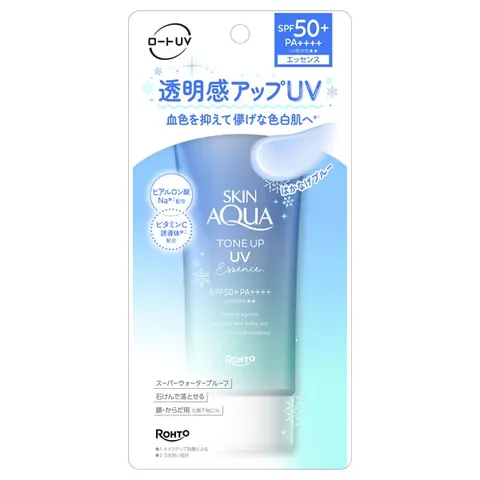Skin Aqua Tone Up UV Essence SPF50+ PA++++, Hakanage Blue shade, 80 g