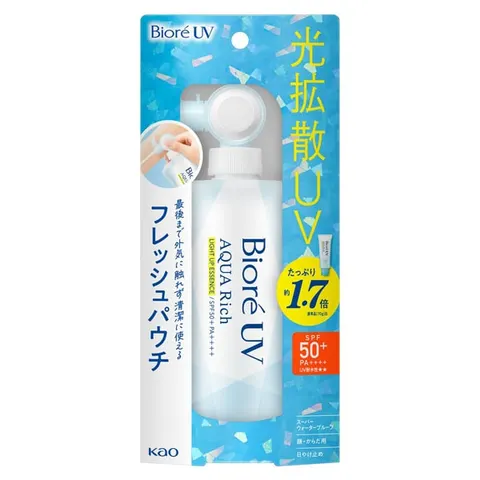 Biore UV Aqua Rich Light Up Essence Fresh, SPF50+ PA++++, pouch 120g