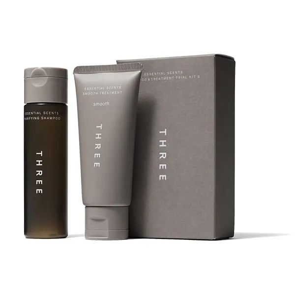 THREE Essential Scents Trial Kit S (шампунь и кондиционер), 40 мл + 30 г