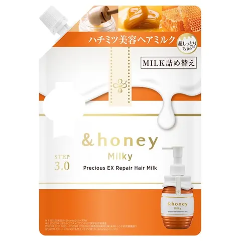 &honey Milky Precious EX Repair Hair Milk 3.0 (refill) Cherry Sweet Honey, 135 g
