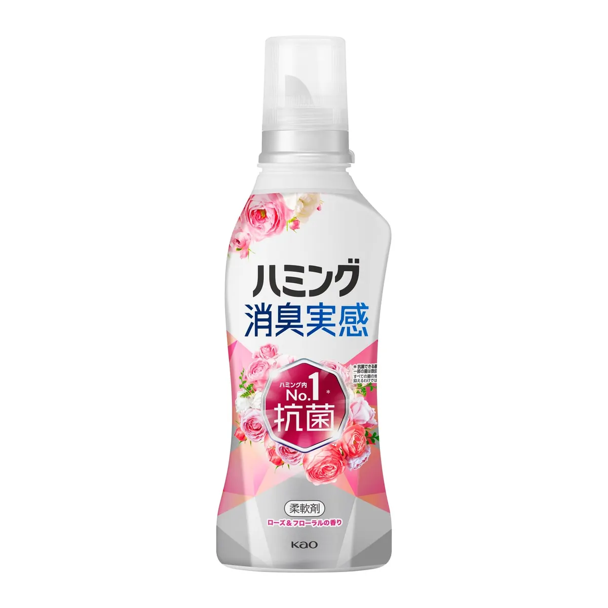 Антибактериальный кондиционер для белья, аромат розового сада, Kao Humming Deodorant Experience Rose & Floral, 510ml