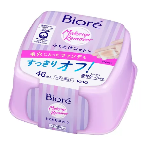 Kao Biore Makeup Remover Wipe Cotton, Main Item