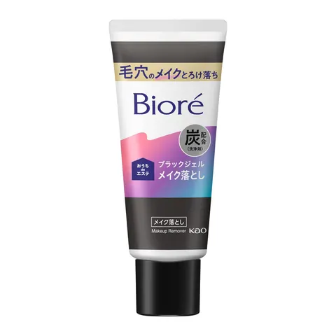 Гель массажный для умывания, на основе древесного угля, Kao Biore Home de Esthe Makeup Remover Massage Black Gel, 60g