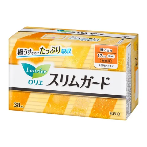 Kao Laurier Slim Guard Light Daily Use, 38 pieces