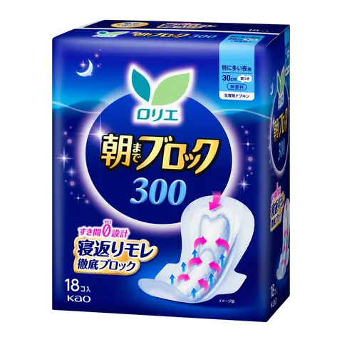 Kao Laurier Block 300 until morning, 18pcs