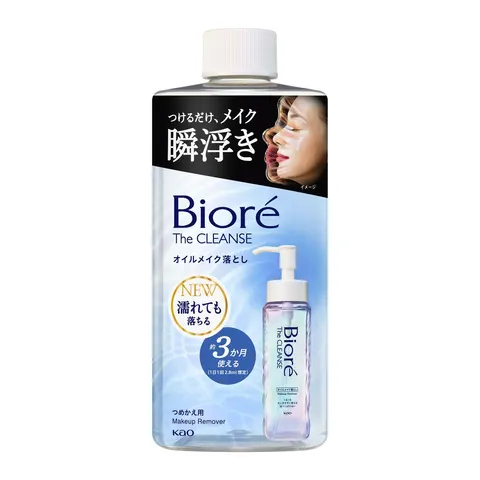 Гидрофильное масло для снятия макияжа, запасной блок, Kao Biore The Cleanse Oil Makeup Remover, Refill, 280ml