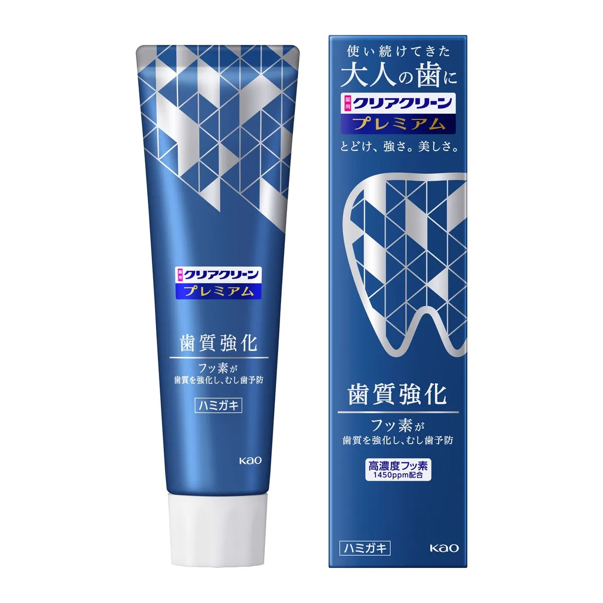 Зубная паста для укрепления и оздоровления зубов, вкус мяты, Kao Clear Clean Premium, 100g