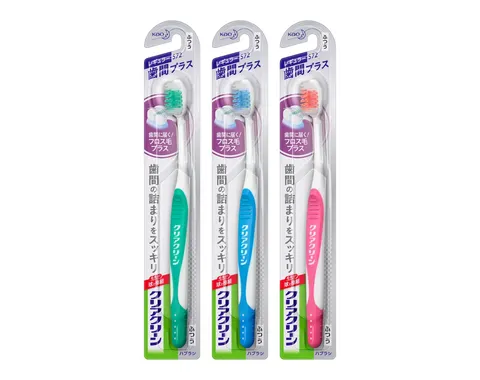 Kao Clear Clean Toothbrush Interdental Plus Regular Normal, 1 piece