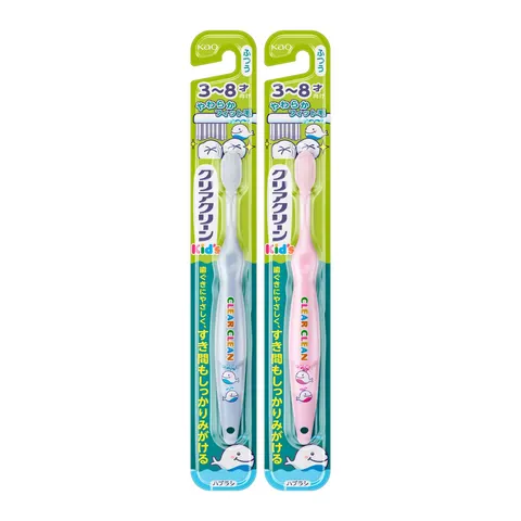 Kao Clear Clean Kids Toothbrush for 3-8 years old, 1 piece