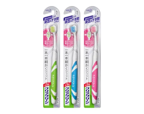 Kao Clear Clean Toothbrush Teeth Surface & Gap Super Contour, 1 piece