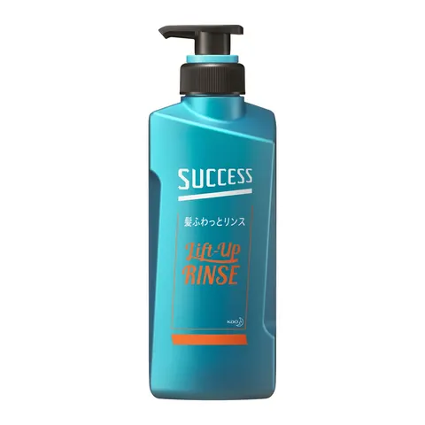 Кондиционер для придания объёма мужским волосам, дозатор, Kao Success Hair Fluffy Rinse, 400ml