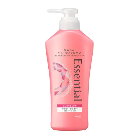 Кондиционер для сухих и повреждённых волос, дозатор, Kao Essential Soft and Glossy CD Pump, 480ml