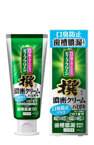 Kao Deep Clean Selection Dense Cream Bad Breath Toothpaste, 95g