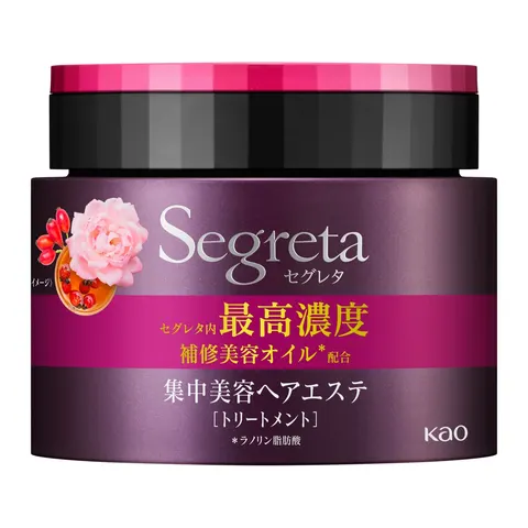 Маска для интенсивного придания упругости и блеска волосам, Kao Segreta Hair Esthe, 180g