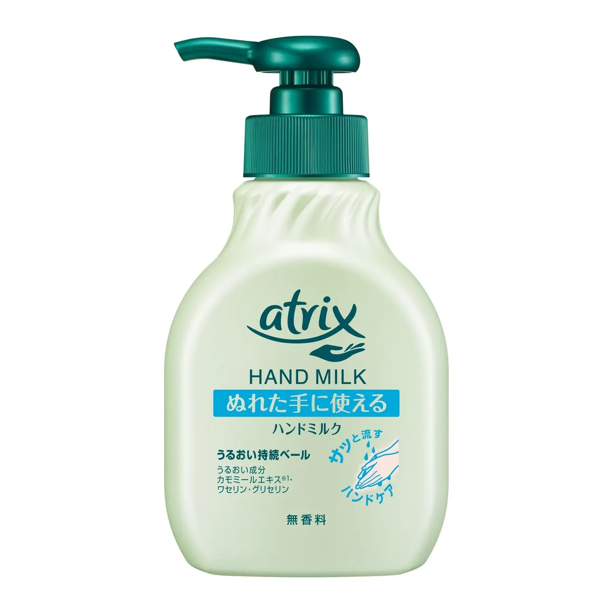 Молочко для рук, увлажняющее, дозатор, Kao Atrix Hand Milk Unscented, 200ml