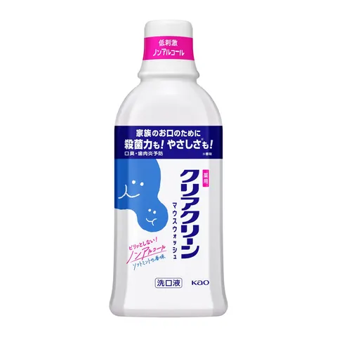 Kao Clear Clean Dental Rinse Soft Mint, 600ml