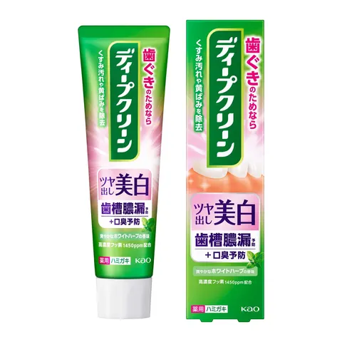Kao Deep Clean Medicated Toothpaste Shiny Whitening, 100g