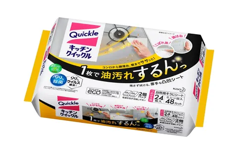 Салфетки для уборки кухни, запасной блок, Kao Kitchen Quickle Refill Jumbo Pack, 24шт