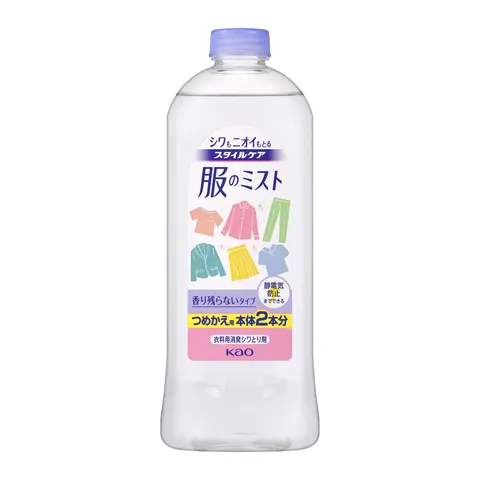 Спрей для глажки белья, с освежающим эффектом, запасной блок, Kao Style Care Clothes Mist, Refill, 400ml