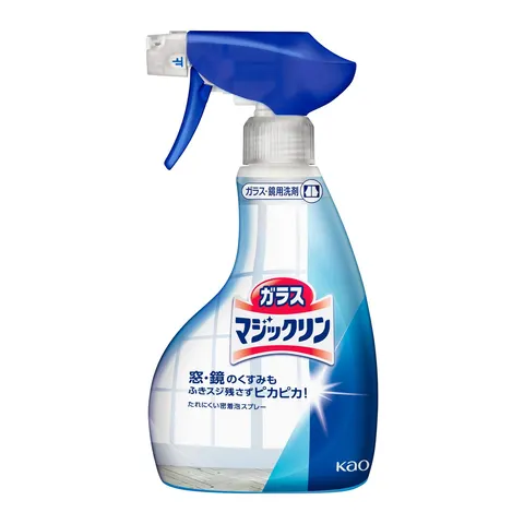 Спрей-пена для мытья стёкол и зеркал, без запаха, Kao Glass Magiclean Handy Spray, 400ml