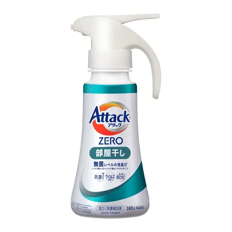 Kao Attack ZERO Indoor Drying One-Hand Type, 380g