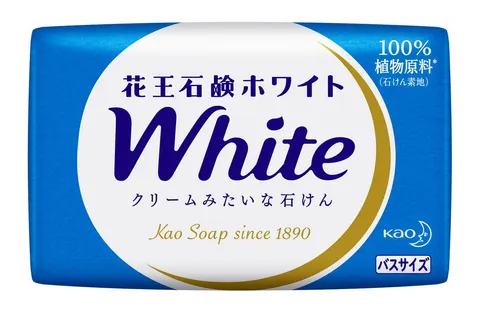 Увлажняющее крем-мыло для тела, аромат свежести, Kao White Bath Size 1 piece, 130g