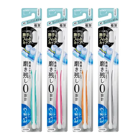 Kao Pyuora Toothbrush Compact Slim Soft, 1 piece