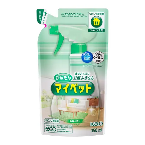 Универсальный чистящий спрей для уборки дома, запасной блок, Kao Easy My Pet, Refill, 350ml