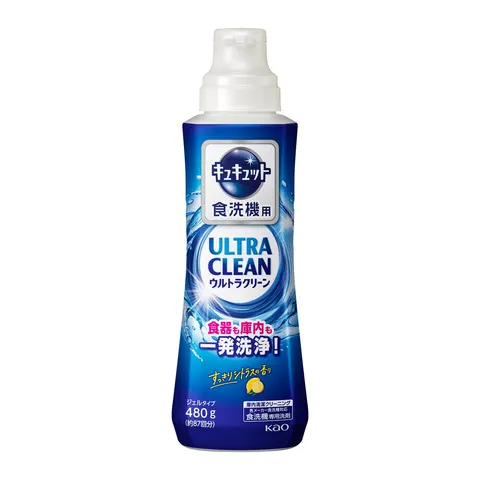 Гель для посудомоечных машин, аромат апельсина, Kao Dishwasher CuCute Ultra Clean Gel Type, 480g