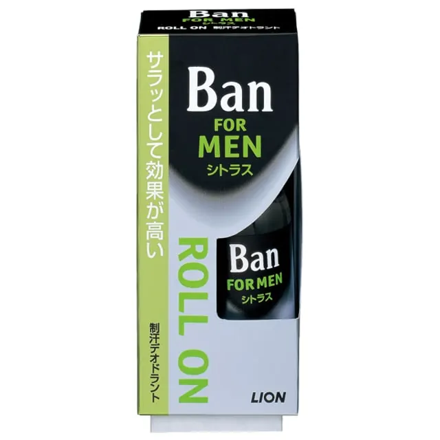 Дезодорант-антиперспирант роликовый для мужчин, аромат цитруса, Lion Bun Roll-on For Men Refreshing Citrus Scent Type, 30ml