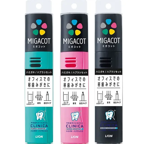 Lion Migacot Clinica Advantage Toothpaste and Toothbrush Set, 1 set