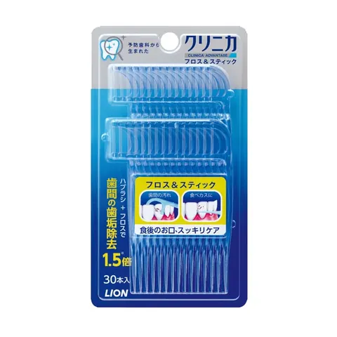 Lion Clinica Floss and Sticks, 30 Sticks