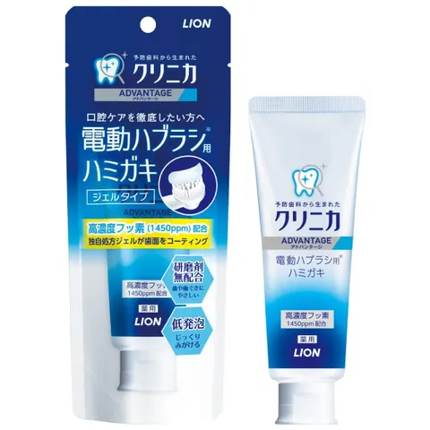 Lion Clinica Advantage Electric Toothbrush Gel Toothpaste, 90g