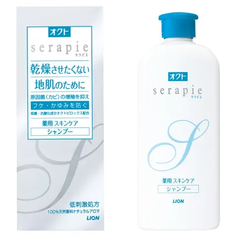 Lion Octo serapie Medicated Skin Care Shampoo Subtle Natural Aroma Fragrance, 230ml