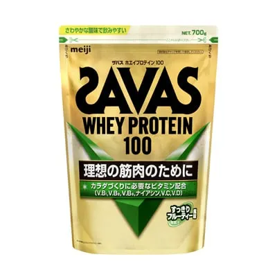 SAVAS Whey Protein 100, сывороточный протеин со вкусом лёгких фруктов, 700 г