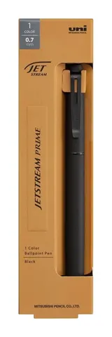 Uni Jetstream Prime, шариковая ручка с поворотным механизмом 0,7 мм, чёрная
