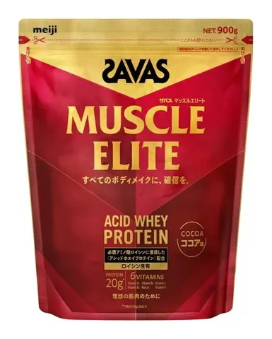 SAVAS Muscle Elite, протеин с кислой сывороткой со вкусом какао, 900 г