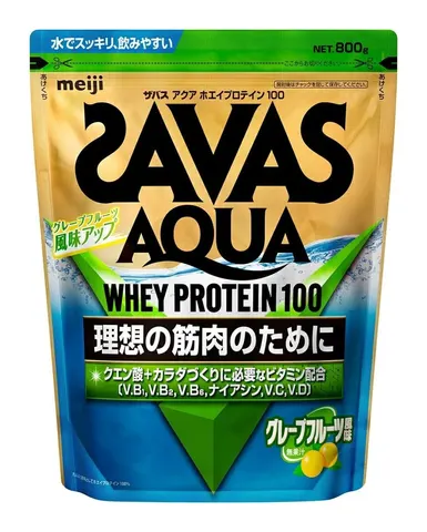 SAVAS Aqua Whey Protein 100, сывороточный протеин со вкусом грейпфрута, 800 г