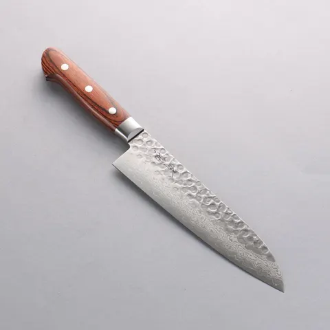 Seisuke Santoku 180 mm, VG10 steel, 17 layer Damascus