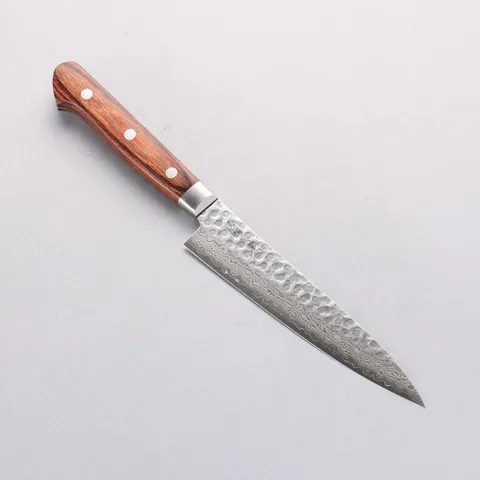 Seisuke Petty Knife 135 mm, VG10 steel, 17 layer Damascus
