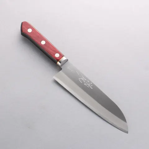 Seisuke Santoku 170 mm, Aogami Super (Blue Paper) steel, polished finish